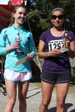 Lauren Holesh was 2nd overall in the 10K, and first among the women. Lulu Perez of Ocracoke was 11th overall.